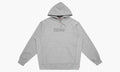 SUPREME CLOTHING SUPREME KAWS CHALK LOGO BOX LOGO HOODIE GREY SU10093