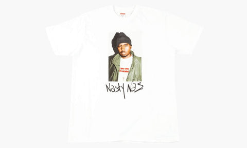 SUPREME CLOTHING SUPREME NASTY NAS WHITE TEE