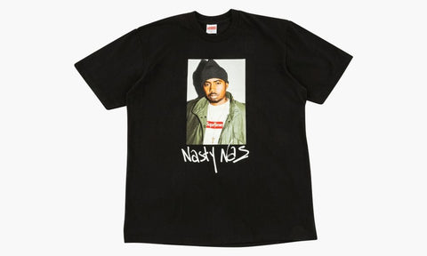 SUPREME CLOTHING SUPREME NASTY NAS BLACK TEE