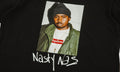 SUPREME CLOTHING SUPREME NASTY NAS BLACK TEE