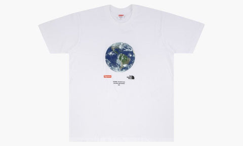SUPREME CLOTHING SUPREME TNF ONE WORLD TEE WHITE