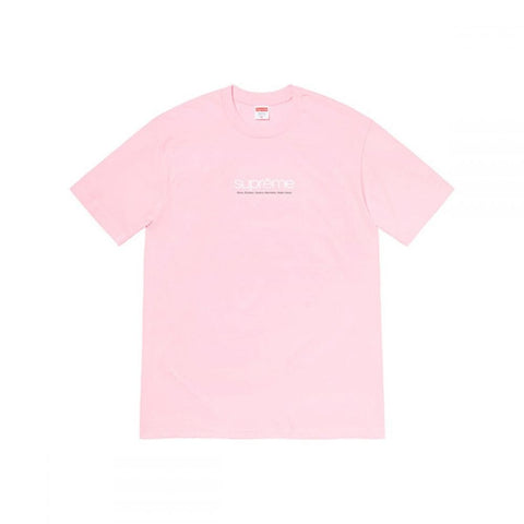 SUPREME CLOTHING SUPREME FIVE BOROUGH TEE PINK