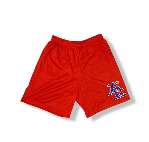 ALLIVIR LEAGUE CLOTHING ALLIVIR LEAGUE F/W MESH BASKETBALL SHORTS ORANGE