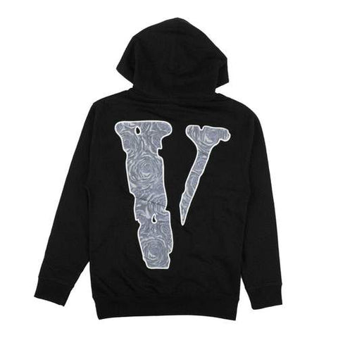 VLONE CLOTHING POP SMOKE X VLONE THE WOO HOODIE BLACK