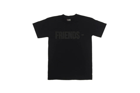 VLONE CLOTHING VLONE FRIENDS T-SHIRT BLACK