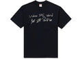 SUPREME CLOTHING SUPREME WAKE THE WORLD TEE BLACK