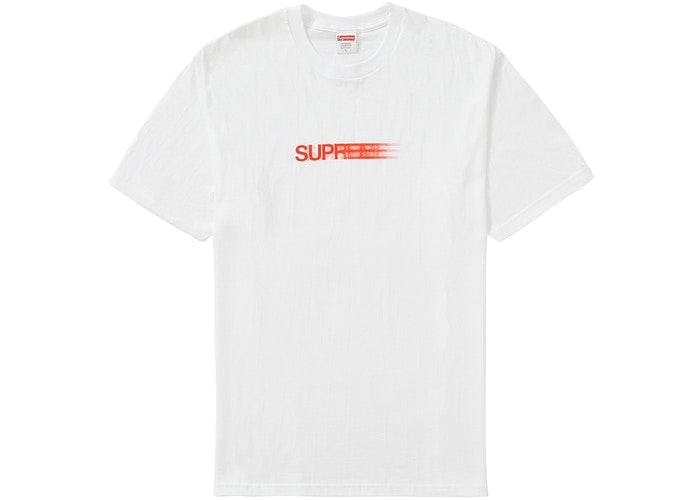 SUPREME CLOTHING SUPREME MOTION LOGO TEE SS20 WHITE